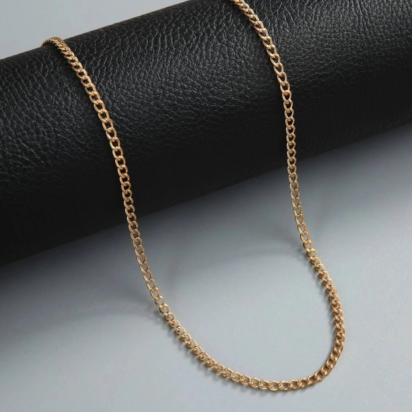 6MM STAINLESS STEEL CURB CHAIN NECKLACE - IceGlint