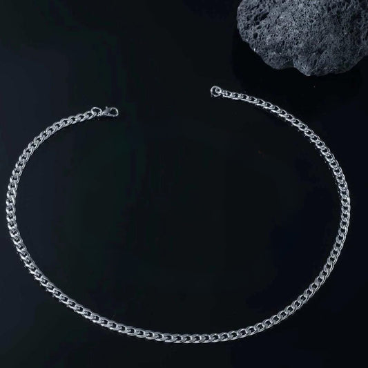 8 MM STAINLESS STEEL CUBAN CHAIN NECKLACE - IceGlint